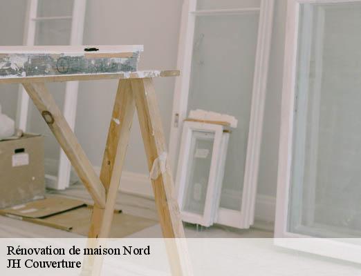 Rénovation de maison 59 Nord JH Couverture